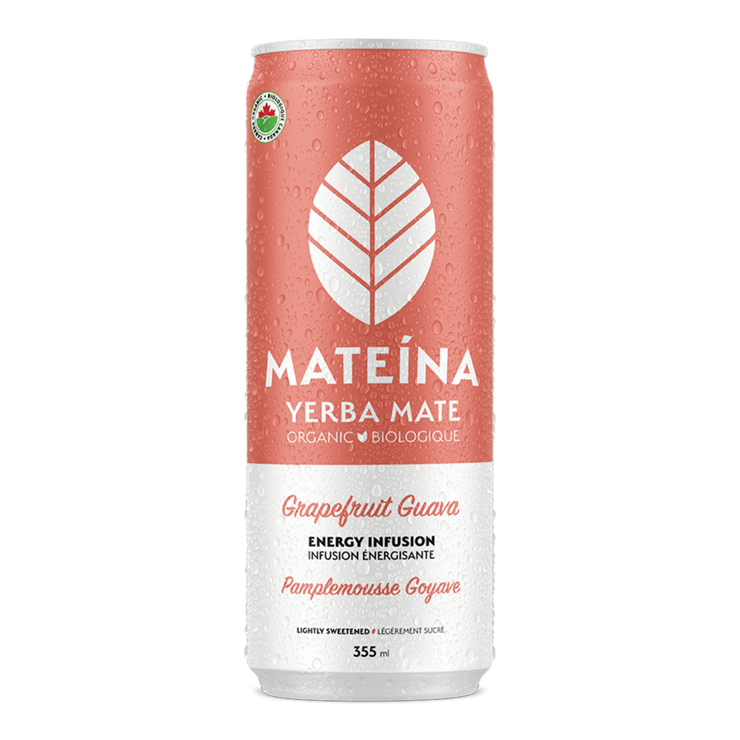 Mateina Yerba Mate Grapefruit Guava 355ml Wellness Market