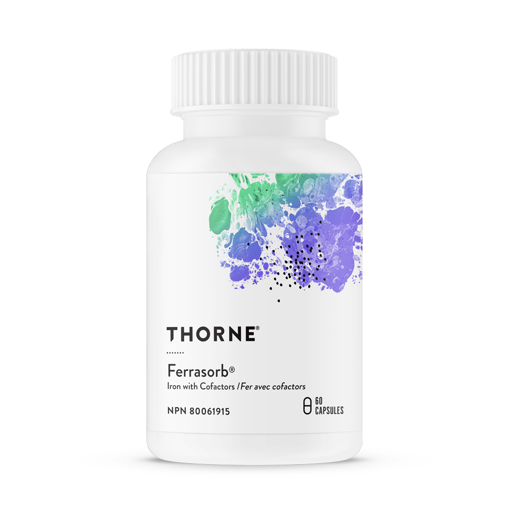 Thorne Ferrasorb Iron with Cofactors 60 caps