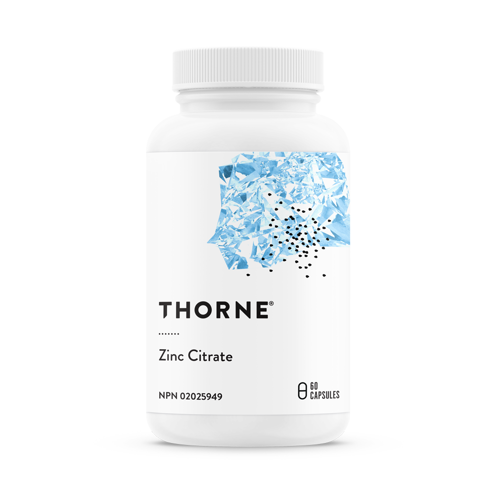 Thorne Zinc Citrate 60 caps