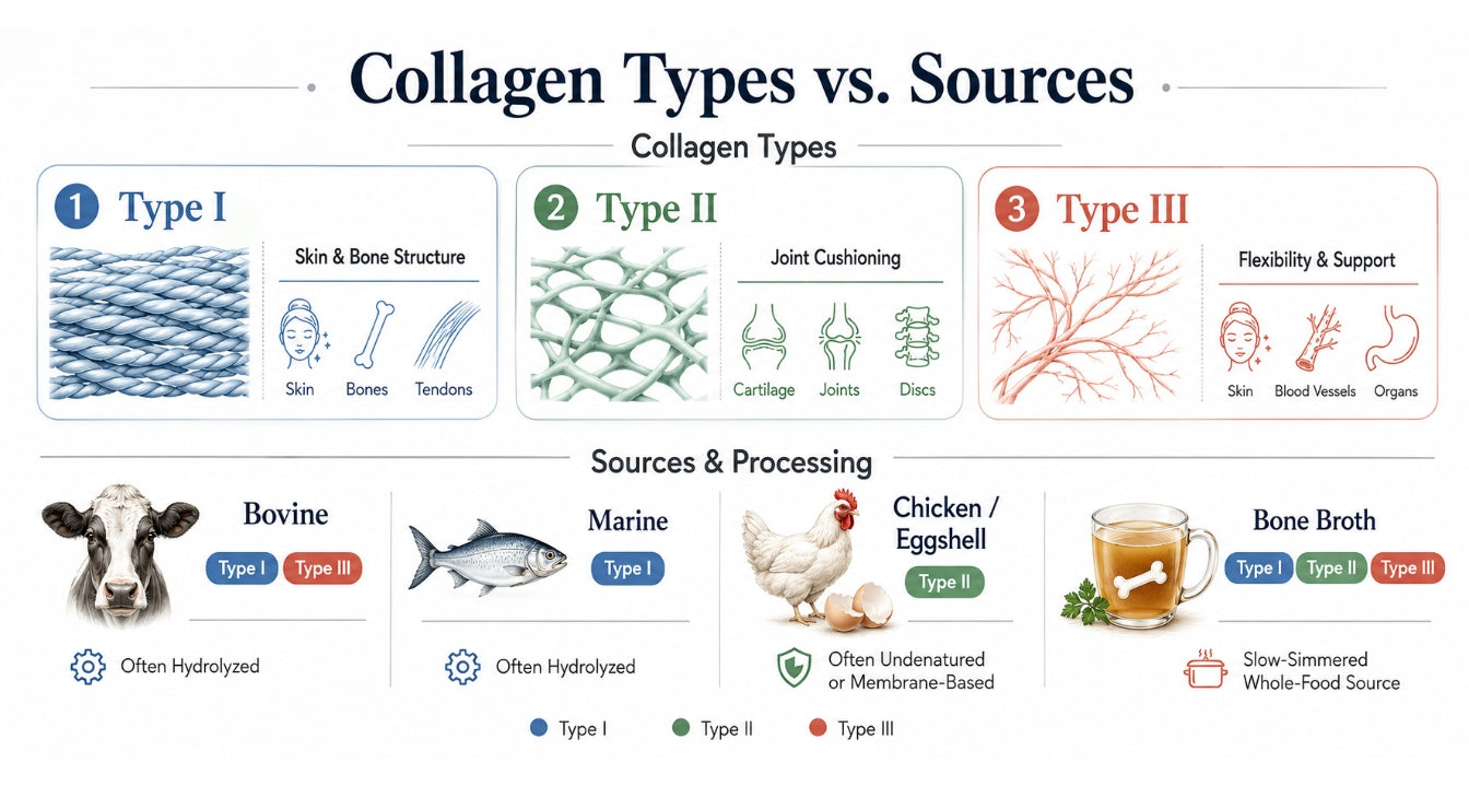 Types of Collagen Explained: Type I, II & III
