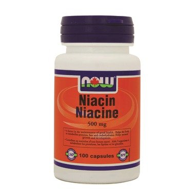 NOW Niacin 500mg 100caps