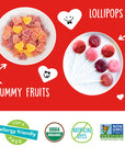 YumEarth Organic Valentine's Pops & Gummy Fruits