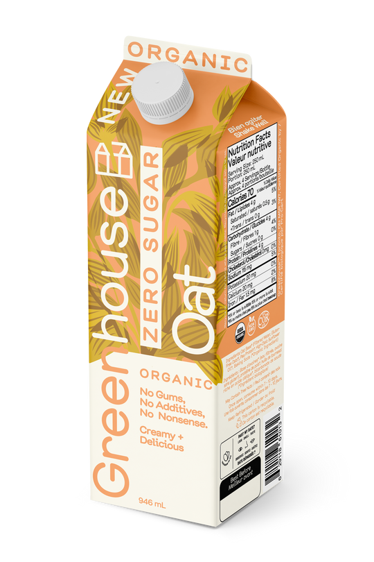 Greenhouse Zero Sugar Oatmilk 946mL