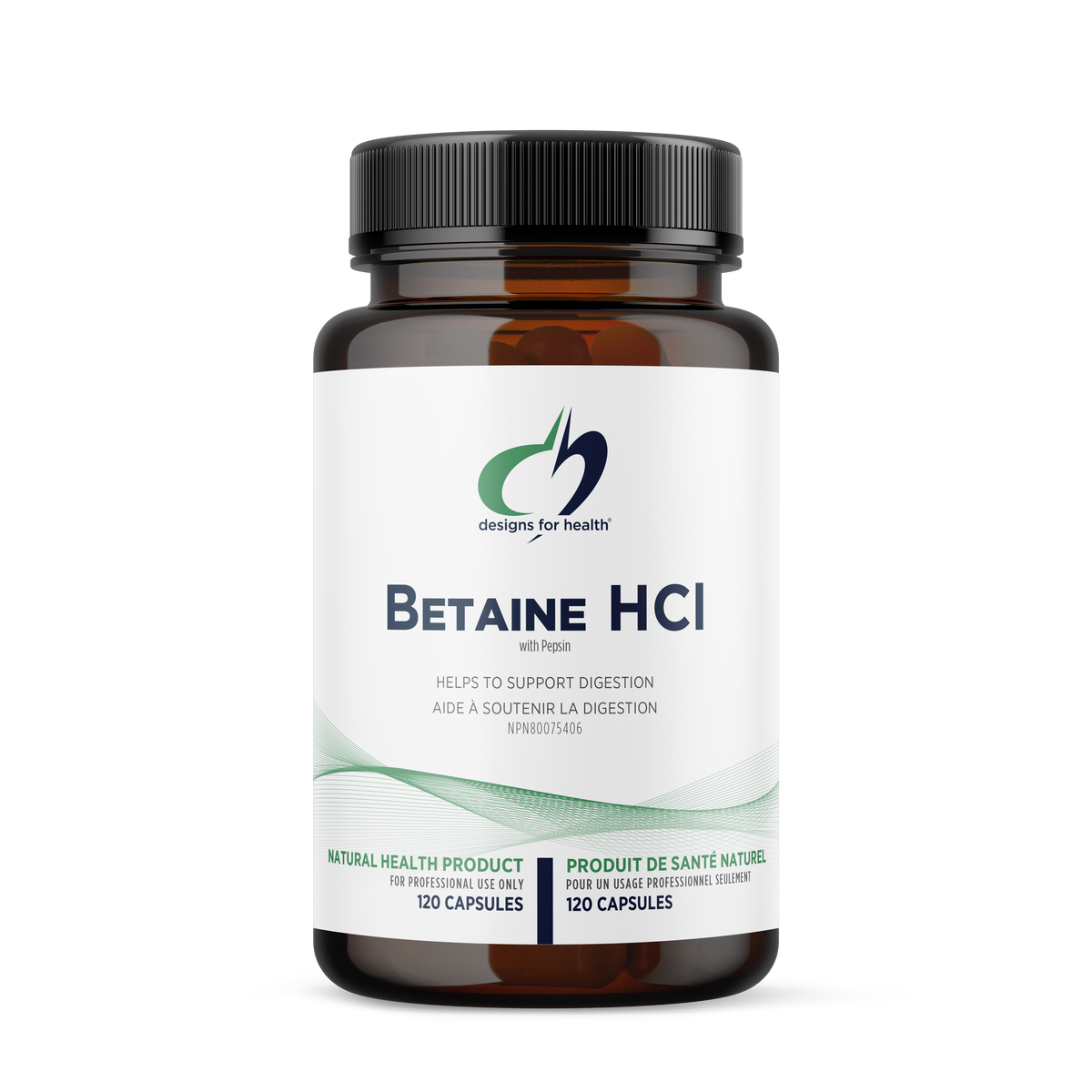 Designs for Health Betaine HCI 120 cap