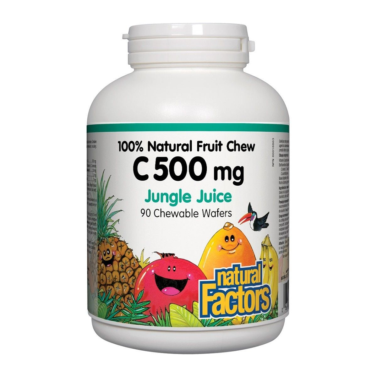 Natural Factors Vitamin C 500mg - Jungle Juice 90 Chewables