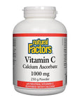 Natural Factors Vitamin C Calcium Ascorbate 100mg 250g Powder