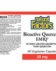 Natural Factors Bioactive Quercetin EMIQ 60caps