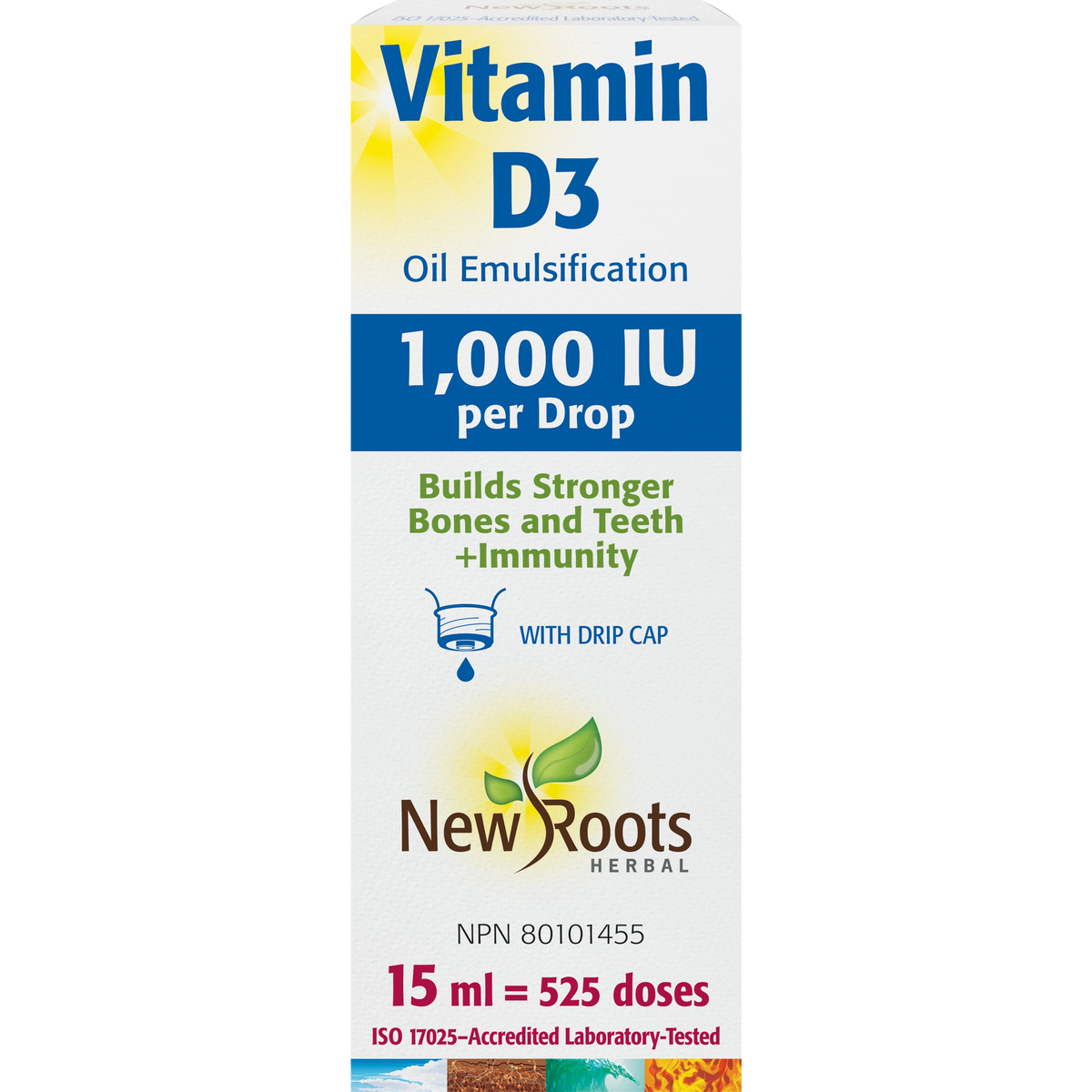 New Roots Vitamin D3 1000IU 15ml