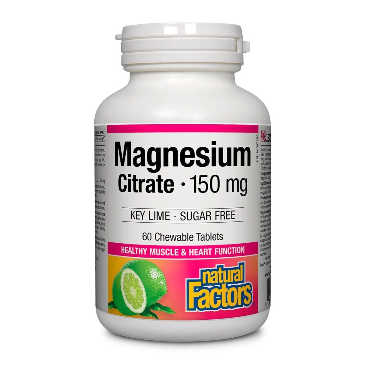 Magnesium Citrate 150mg Key Lime - 60 chew tabs