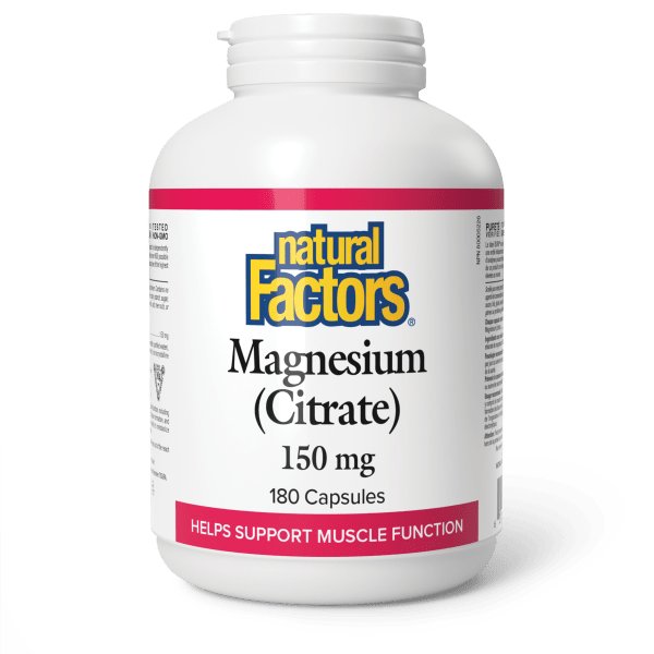 Natural Factors Magnesium Citrate 150mg 180caps
