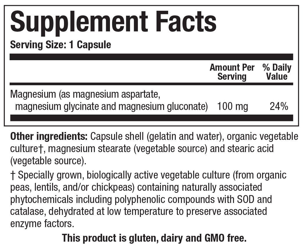 Biotics Research MG- Zyme 100 caps
