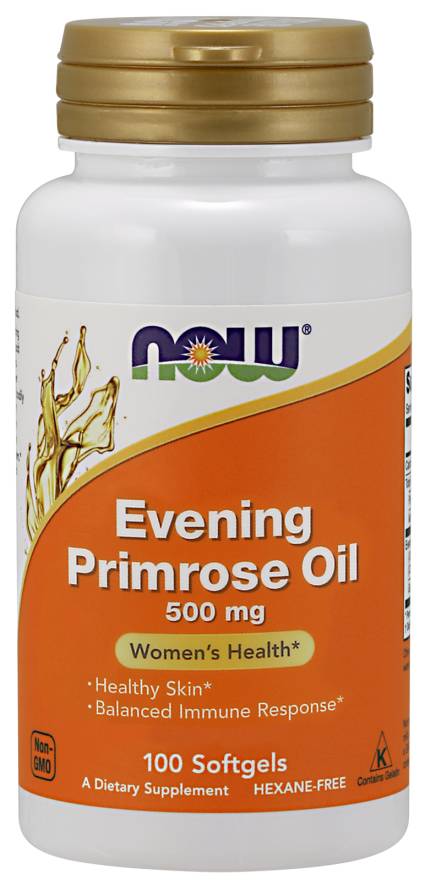 NOW Evening Primrose Oil 500mg 100 softgels
