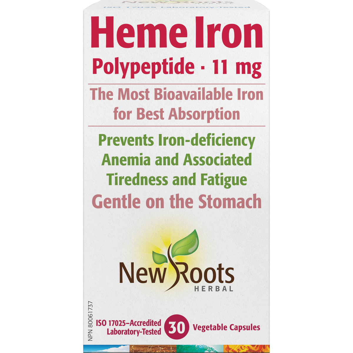 New Roots Heme Iron 30vcaps