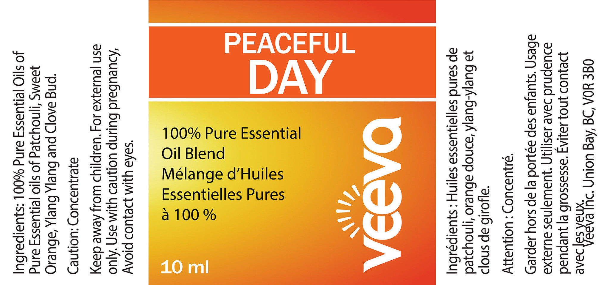 Veeva Peaceful Day Essential Oil 10ml