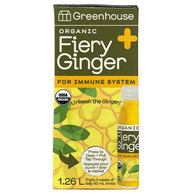 Greenhouse Organic Fiery Ginger- 21 Shots 1.26L