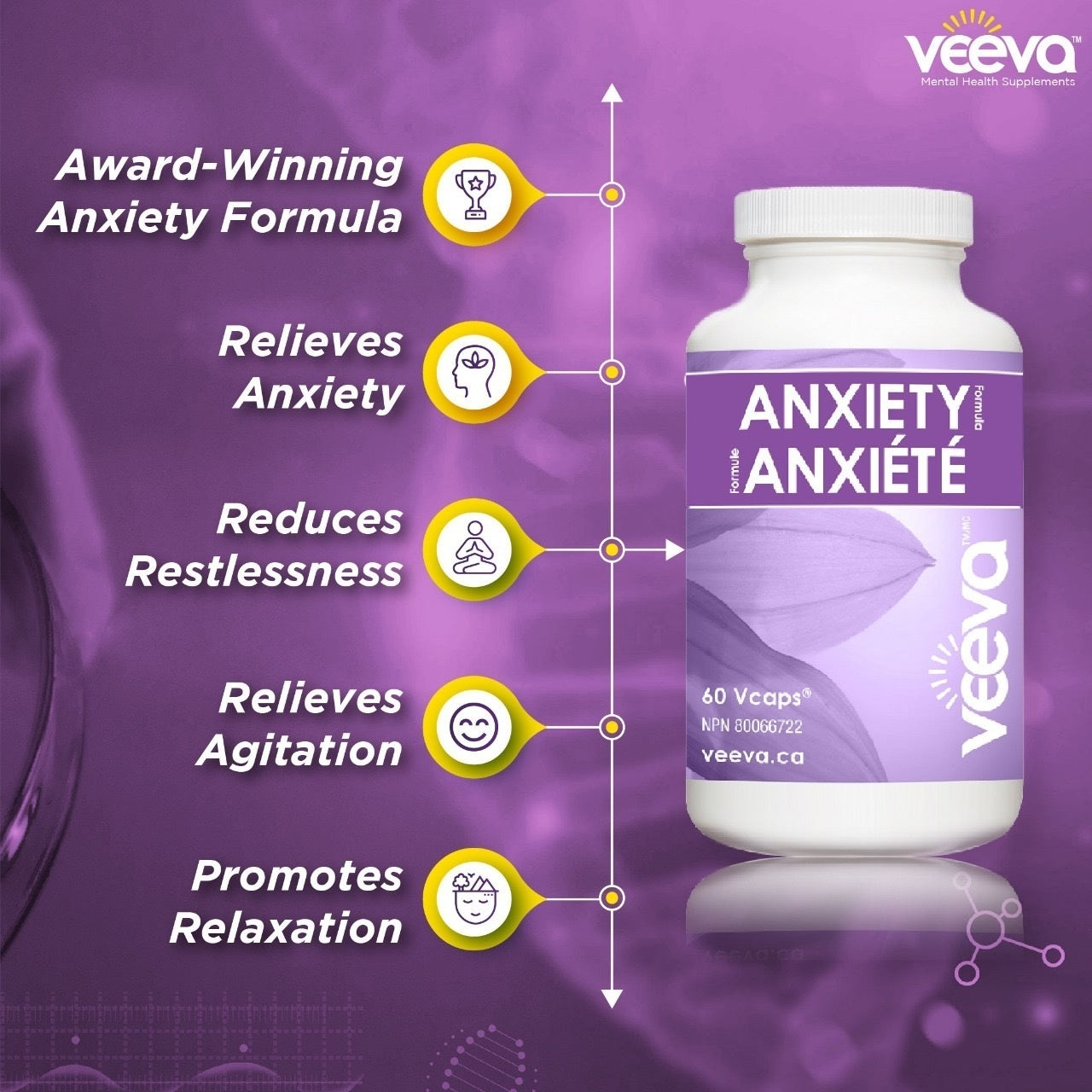 Veeva Anxiety 60 vcap