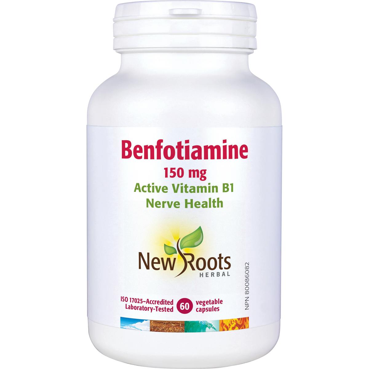 New Roots Benfotiamine Active Vitamin B1 150mg 60 vcap