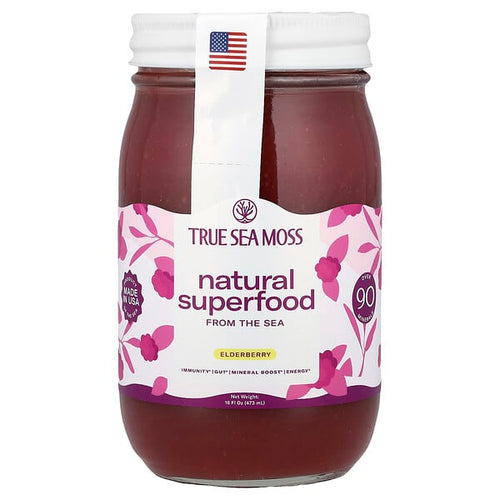 True Sea Moss Gel Elderberry 16oz