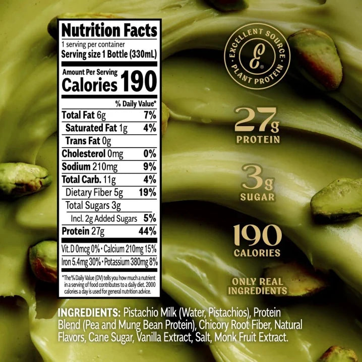 Elmhurst Clean Protein Pistachio
