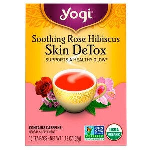 Soothing Rose Hibiscus Skin DeTox 16 tea bags