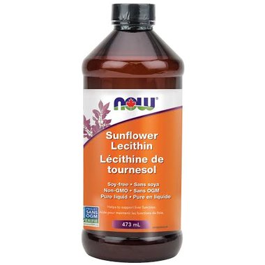 NOW Sunflower Liquid Lecithin 473ml