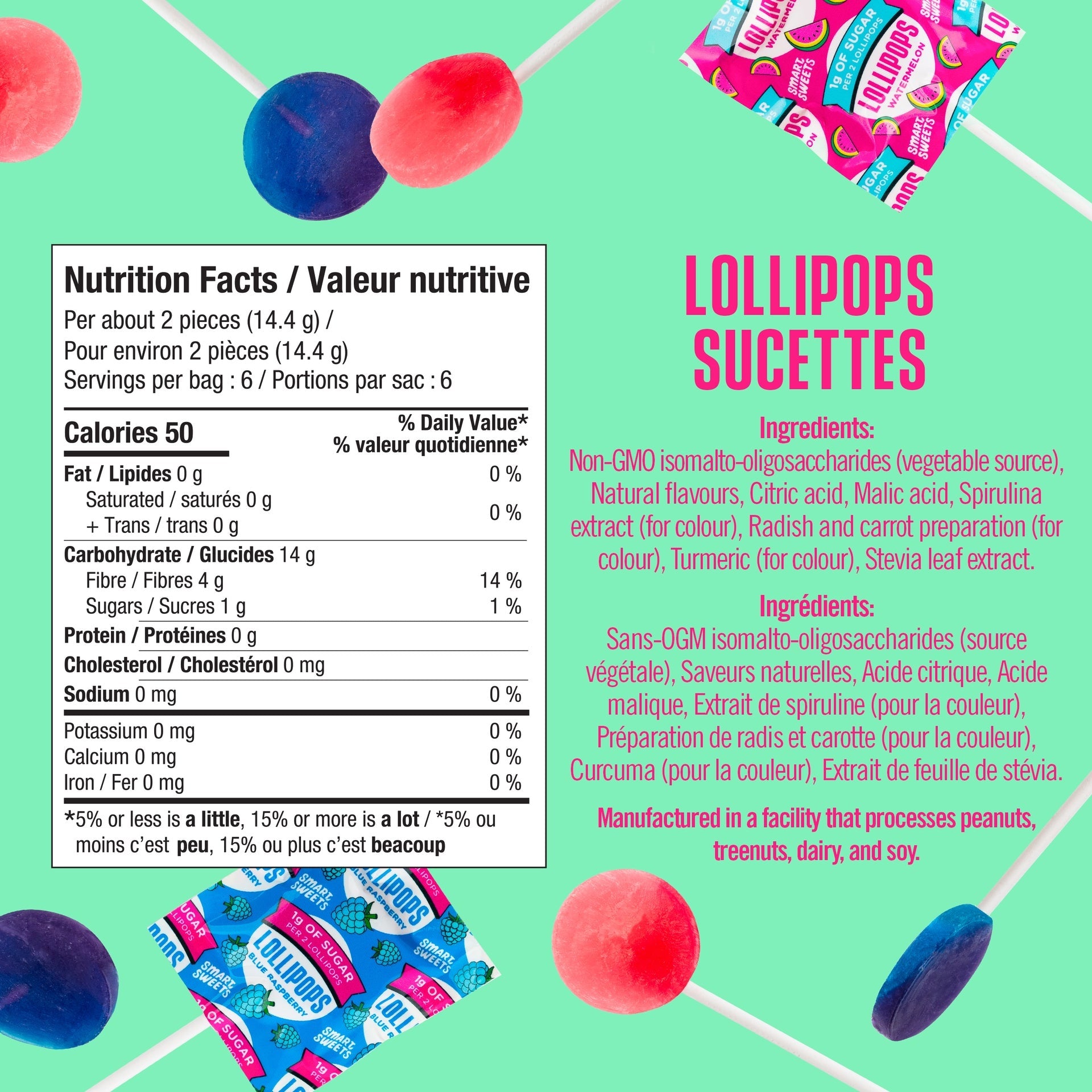 Smart Sweets - Lollipops 86g – Wellness Market