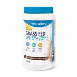Progressive Grass Fed Whey Protein with Collagen and MCT- Natural Chocolate 700g