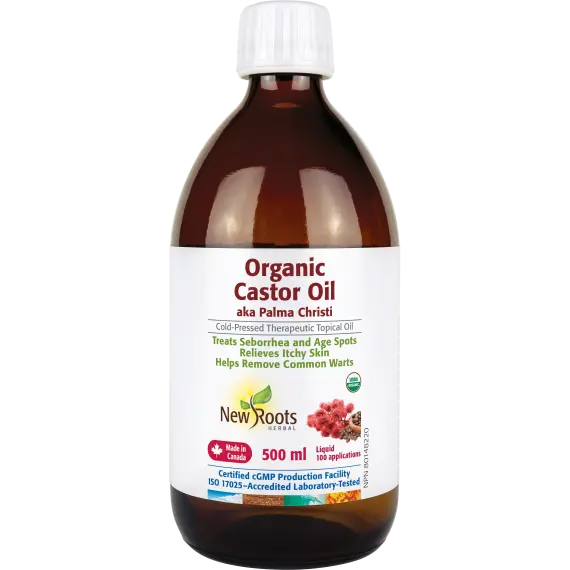 New Roots Organic Castor Oil 500mL