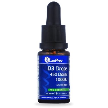 Can Prev D3 Drops 1000IU- MCT base 15mL