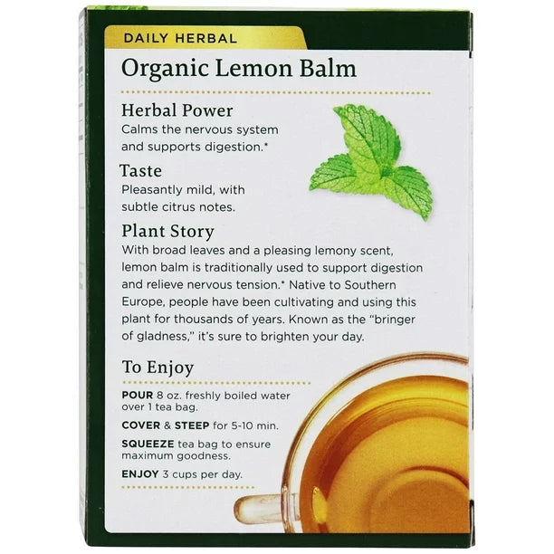 Lemon Balm 16 Tea Bags