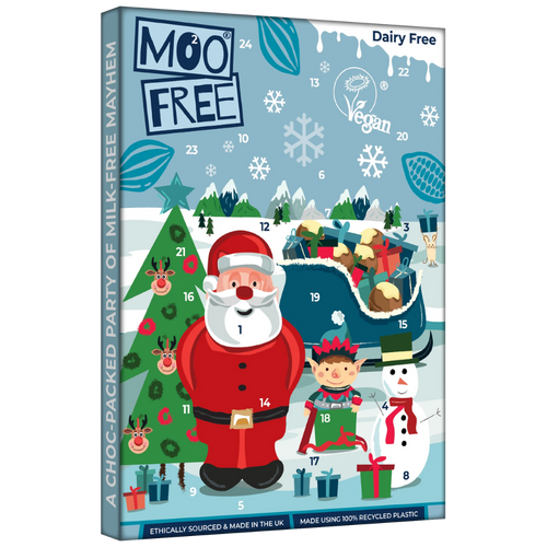 Moo Free Vegan Dairy Free White Chocolate Advent Calendar 70g