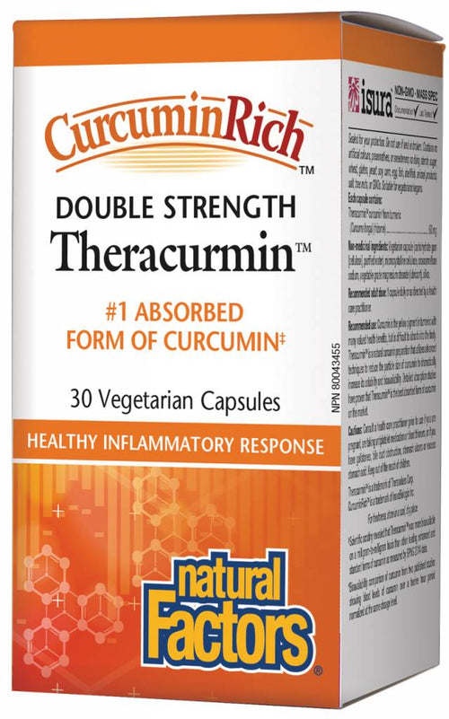 Natural Factors Curcumin Rich Theracurmin 60MG Vcap 30