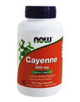 Now Cayenne 500mg 100 capsules