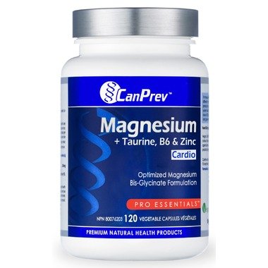 Can Prev Magnesium Cardio with Taurine B6 and Zinc 120caps