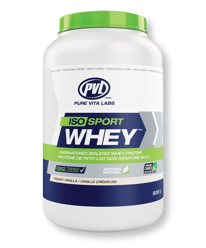 PVL Iso Sport Whey Protein Creamy Vanilla 908g
