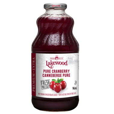 Lakewood Pure Cranberry Juice 946ml