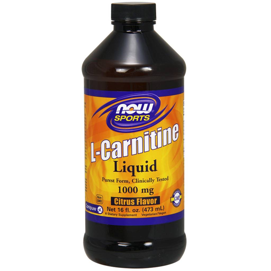 NOW L-Carnitine Liq 2X Citrus 473mL