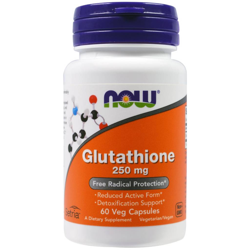 NOW Glutathione 250mg 60Vcaps