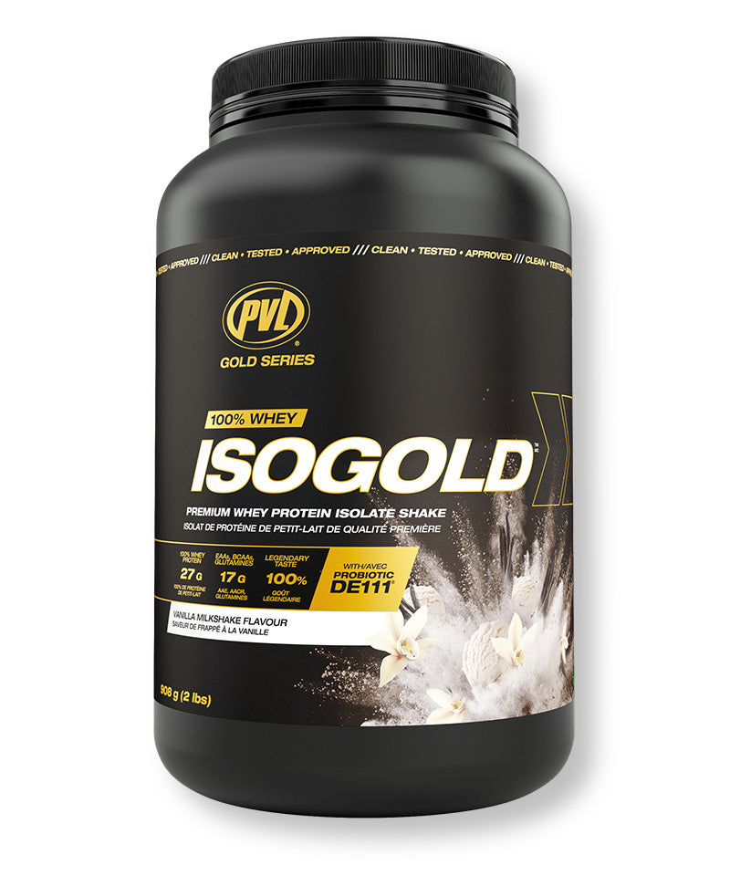 PVL ISOGOLD Premium Whey Protein Isolate Shake- Vanilla Milkshake 840 g