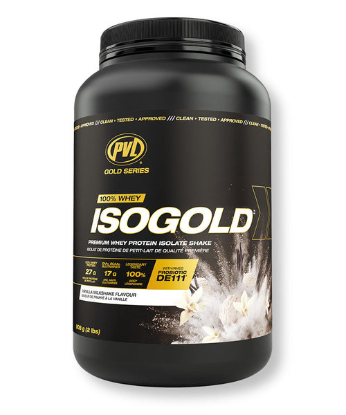 PVL ISOGOLD Premium Whey Protein Isolate Shake- Vanilla Milkshake 840 g