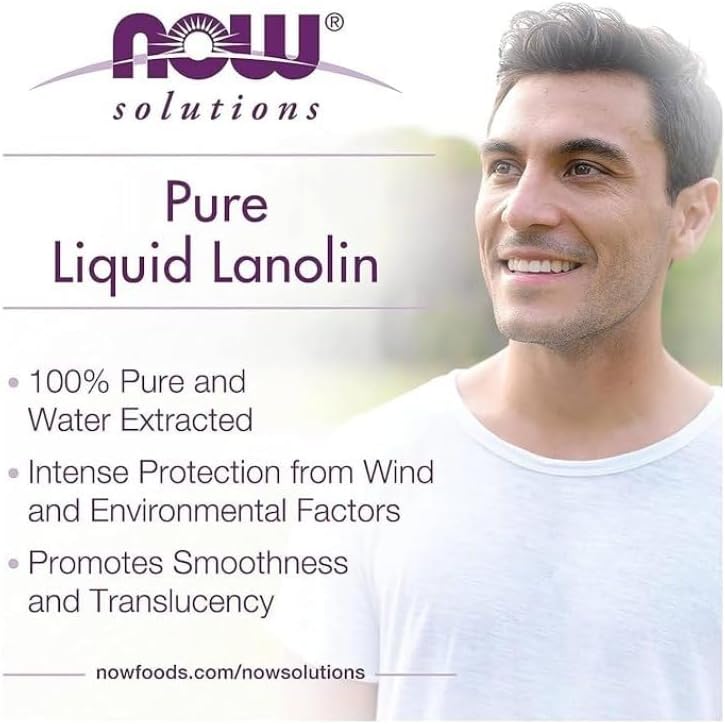 NOW 100% Pure Liquid Lanolin 118ml