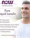 NOW 100% Pure Liquid Lanolin 118ml