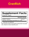 Natural Factors Super Strength Cranberry Concentrate 500mg 90 caps