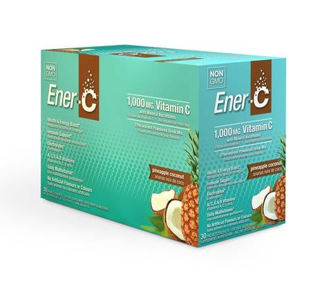 Ener-C Vitamin C 1000mg- Pineapple Coconut 30 packets