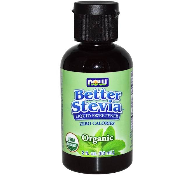 NOW Better Stevia Organic Liquid Sweetener 60ml