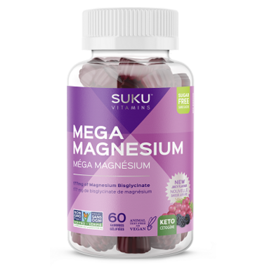 Suku Mega Magnesium Bisglycinate 60 gummies