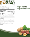 Organic PB & Me Powdered Peanut Butter 453g