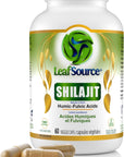 Leaf Source Shilajit Humic Fulvic Acid Complex 60 caps