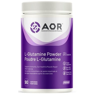 AOR L-Glutamine Powder 454g