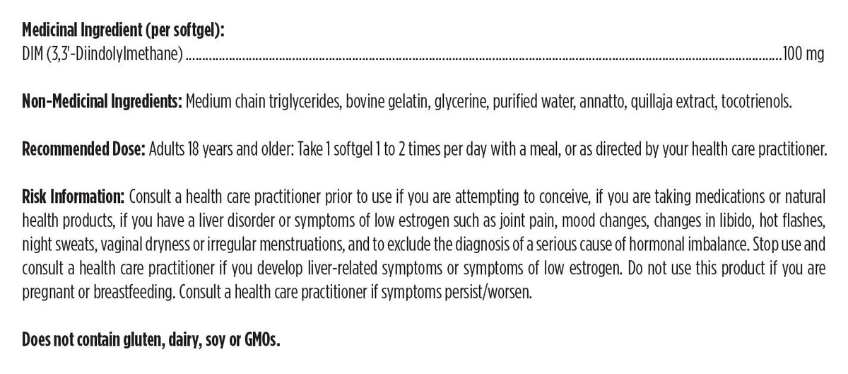 DIM-Evail 60 softgels